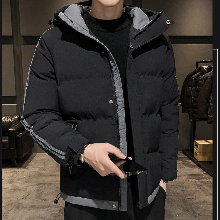plus size Cotton-padded Clothes Men's Winter Thickened Jacket Men's New Casual Cotton-padded Jacket Fashionable Loose Bread Down Cotton-padded Jacket for Men