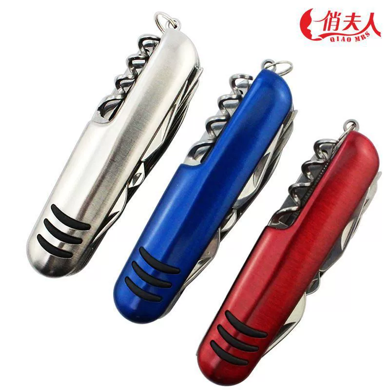 В наличии электрофорез 11 открытый многофункциональный складной военный нож Yangjiang красочный стальной корпус подарочный нож с лазерным логотипом