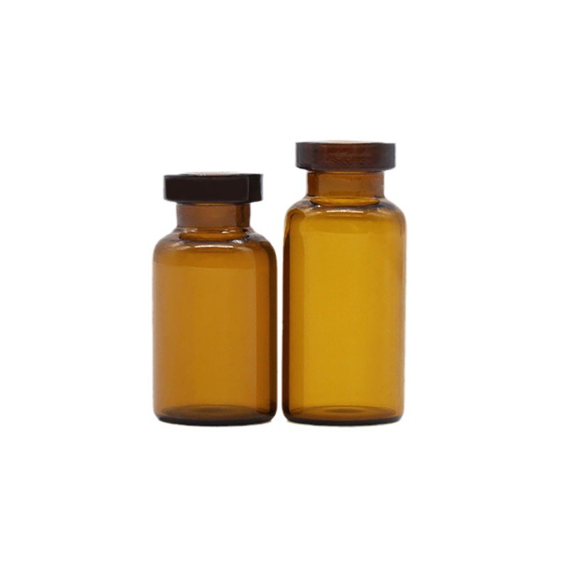 De gama alta de Hidratante Esencia de control de vidrio Botella de Xilin 2ml sub-Botella botella de perfume Ensamblaje de prueba tapón de goma Cubierta de plástico de aluminio