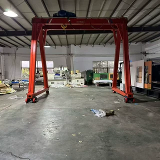 2T6mx4m可升降简易小型智能提升机无线遥控3吨无轨电动双梁龙门架