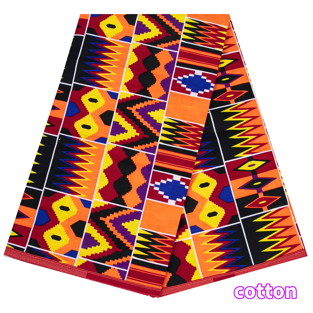 非洲蜡布全棉印花布 非洲服饰面料欧美梭织印花面料 厂家现货代发