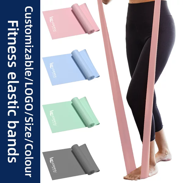 Yoga Resistance Bands, Exercise Stretch Bands, Fitness Resistance Bands, Slimming Elastic Bands for Men and Women, Resistance Strips