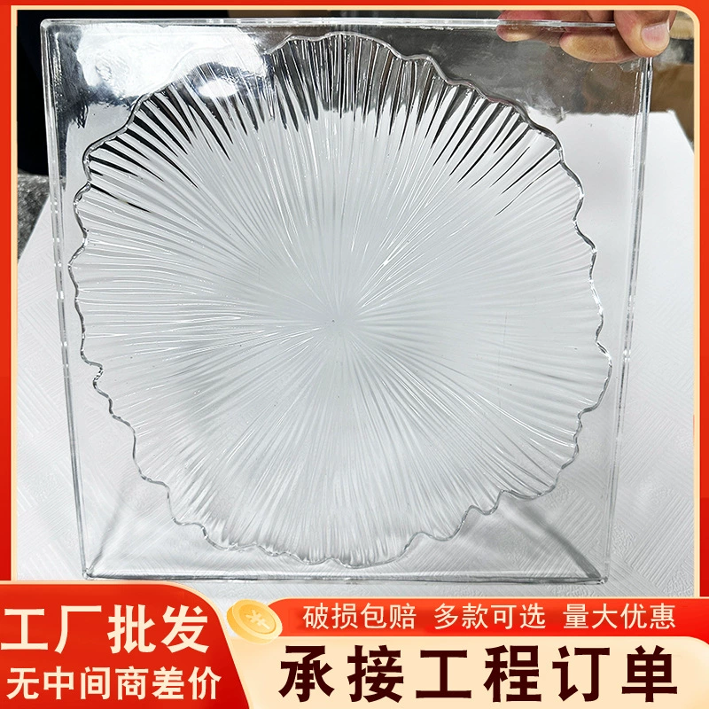 Креативное украшение экрана из хрустальных хризантем, прозрачный квадратный подвесной элемент, перегородка из нержавеющей стали, стеклянный кирпич, оптовая продажа