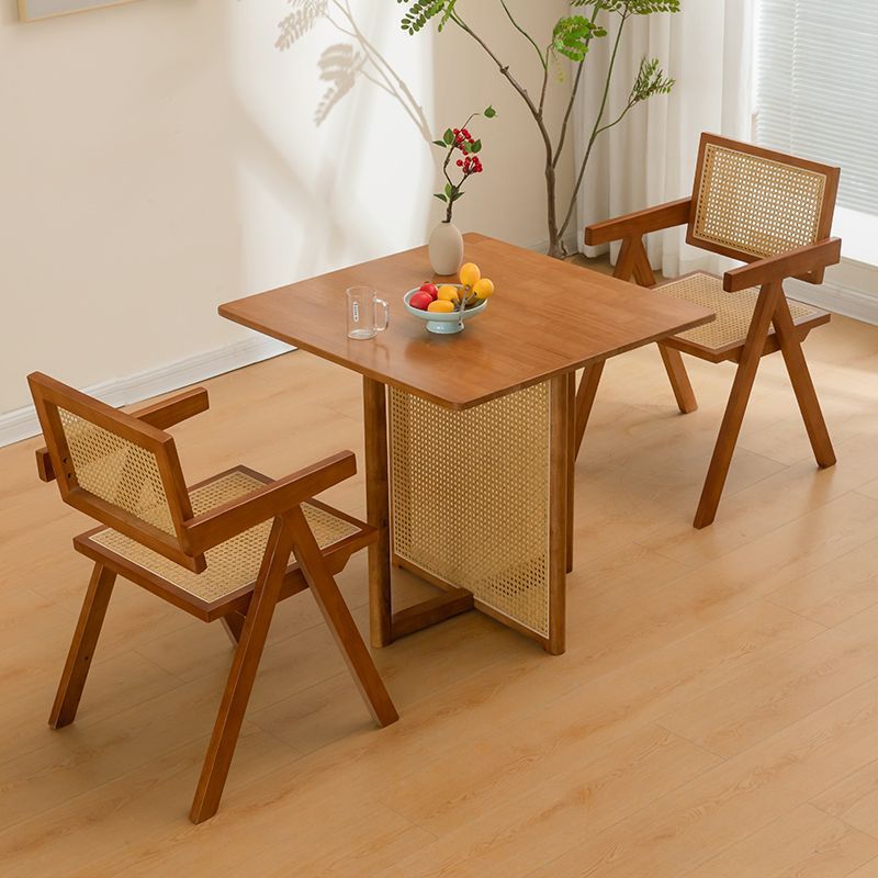 Nordic Solid Wood Round Table for Home Small Apartment Round Dining Table Leisure Coffee Tulip Retro Balcony Negotiation Table