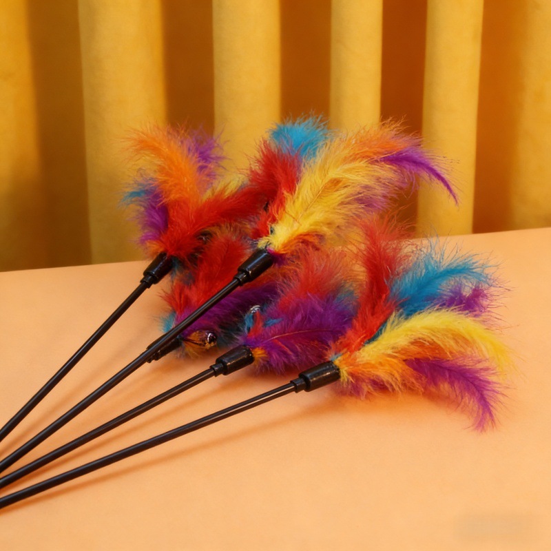 Varita de Plumas para Gatos de Pluma Interactivo para Gatos