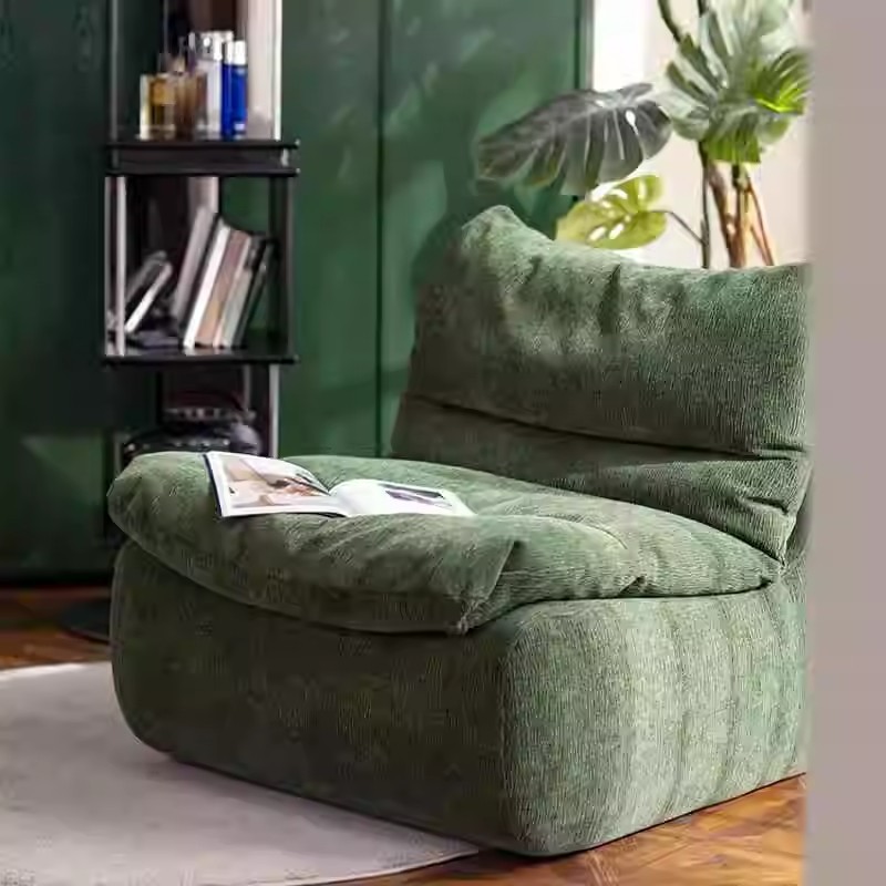 Sofá perezoso comprimido bolsas de plumón sofá desmontable pequeño tipo de casa sala de estar ventana flotante silla de ocio cómodo sofá pequeño