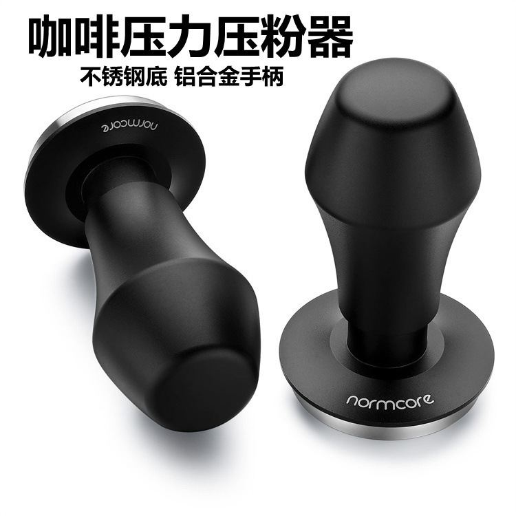 Coffee Elastic Tamper Stainless Steel Constant Pressure Spring Coffee Tamper Hammer 51/53/58 Coffee Tamper
