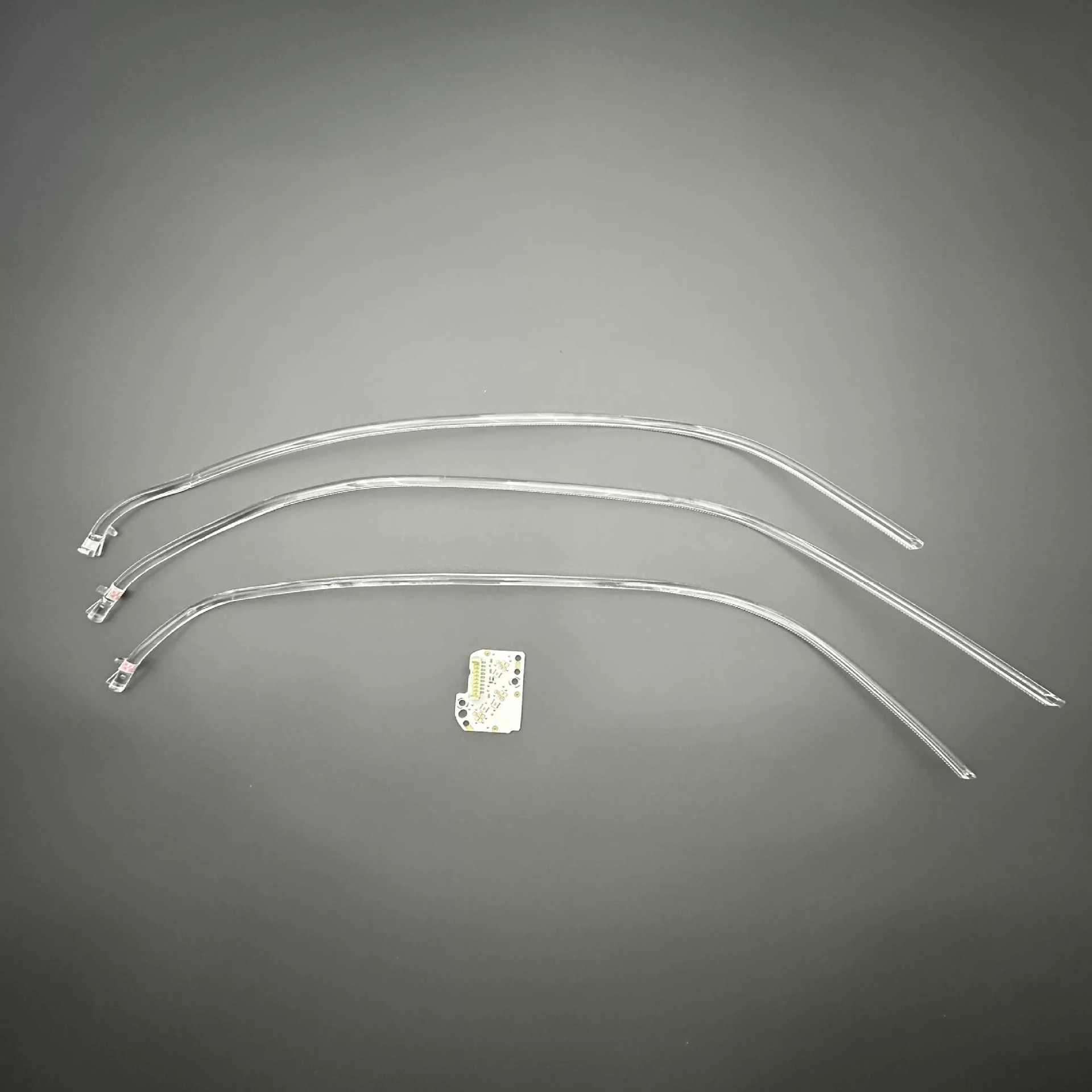 Light guide strip + light source original plug co-pilot