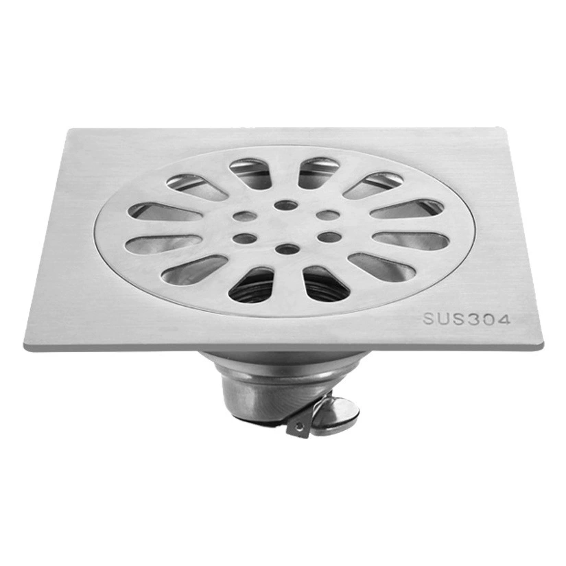 Слив для пола 304 сердечник из нержавеющей стали дезодорант Крышка Ванная комната Стиральная машина Двойная канализация уплотнительное кольцо невидимое насекомое