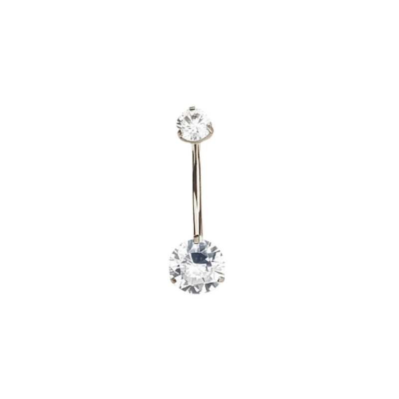 Pointed titanium steel lip stud product view