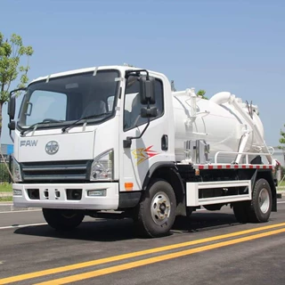 出口解放10立方吸污车 FAW8m³12吨管道清洗吸污车吸粪车厂家直供