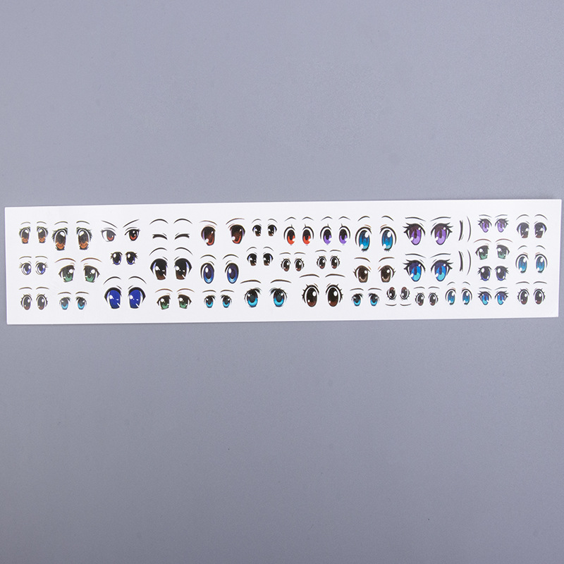 Pegatina de arcilla ultraligera GSC ojo agua arcilla suave arcilla muñeca arcilla hecha a mano DIY expresión facial características de la etiqueta