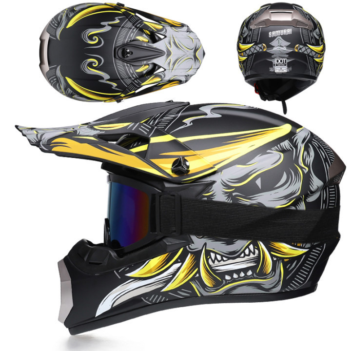 Casco integral todoterreno para senderos de montaña, para motociclistas, diseño KTM, ideal para cross-country y senderos todoterreno.