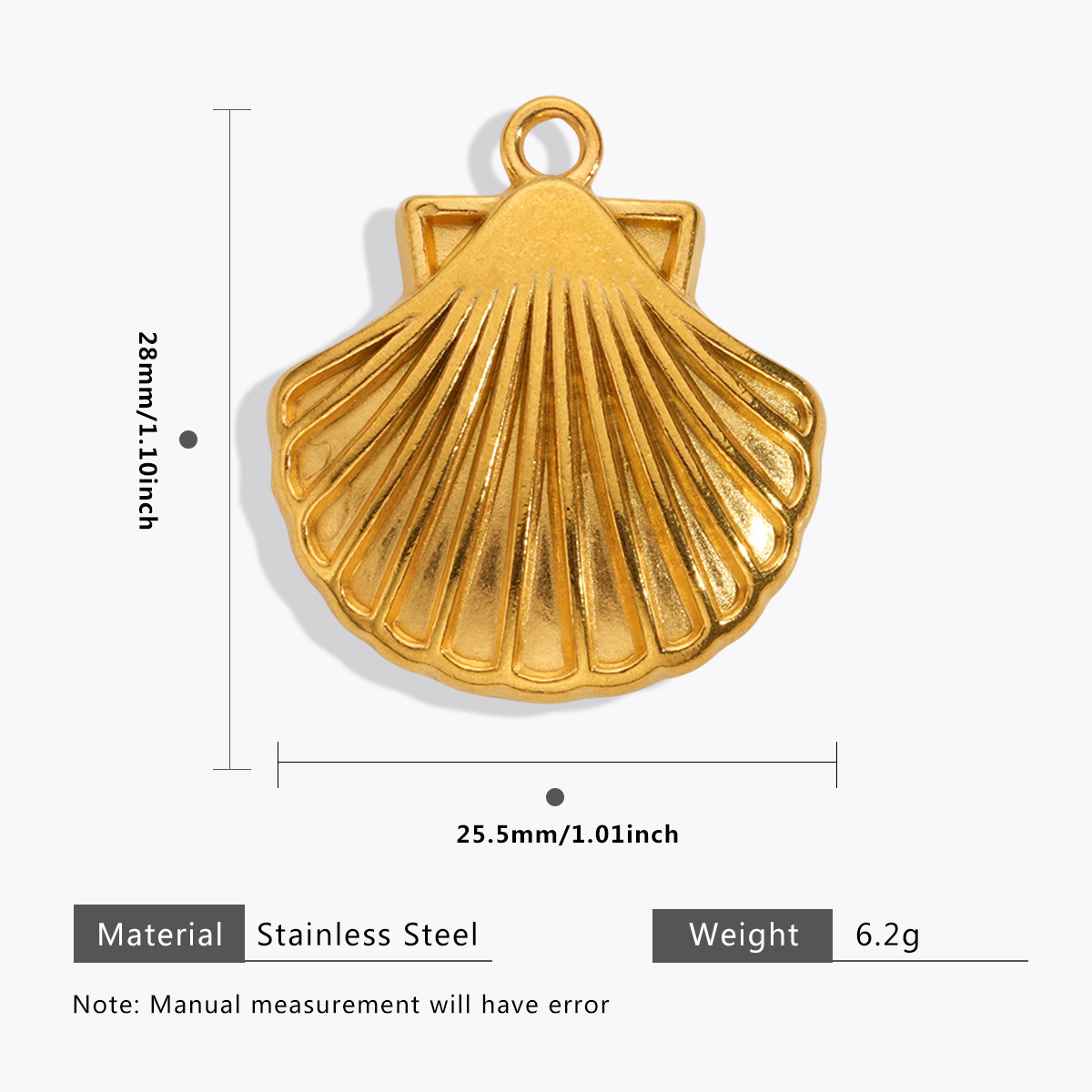 4g Weight Pendant Jewelry Making Type DIY Jewelry Accessories Classification 5 PCS/Package Quantity 304 Stainless Steel Material Conch, Hippocampus, Shell Pattern All Seasons Season Plating Design Simple Style, Classic Style Style 5 PCS/Package 304 Stainless Steel Conch Hippocampus Shell Pendant DIY Jewelry Accessories 6