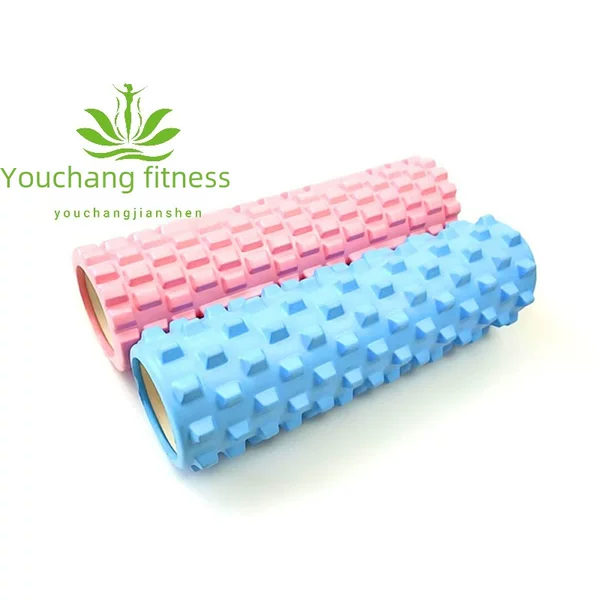 45cm Hollow Yoga Column Eva Floating Point Mace Stereo Dot Fitness Foam Shaft Muscle Massage Relaxer