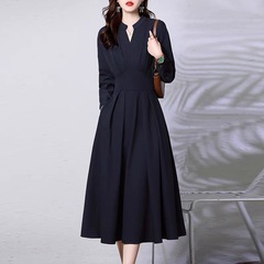 早春服フランス式ワンピース2025ファッション