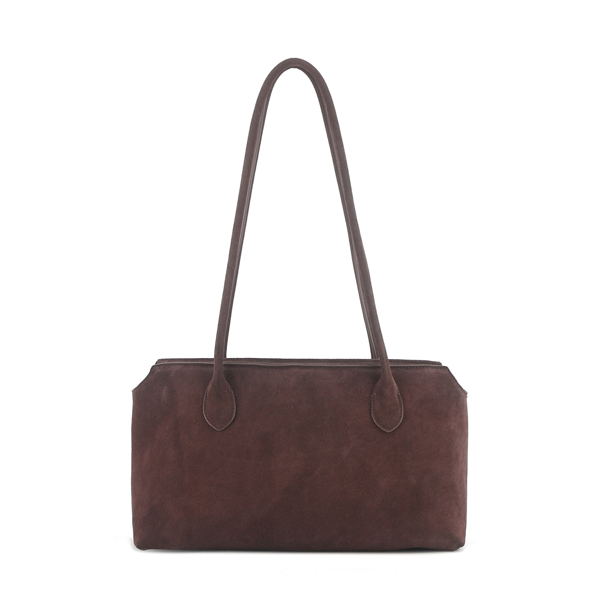 Row 2025 primavera y verano la piel es extremadamente simple, el viento está lleno de bolsos tote bolsos axilas de gran capacidad bolsos de cuero de vaca mujeres