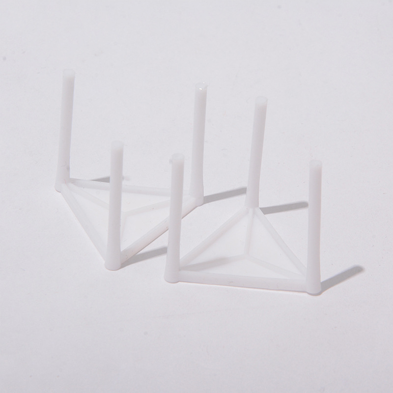 Pizza trípode desechable de plástico pizza rack de pizza para llevar soporte de separación soporte antiadherente 1000 piezas