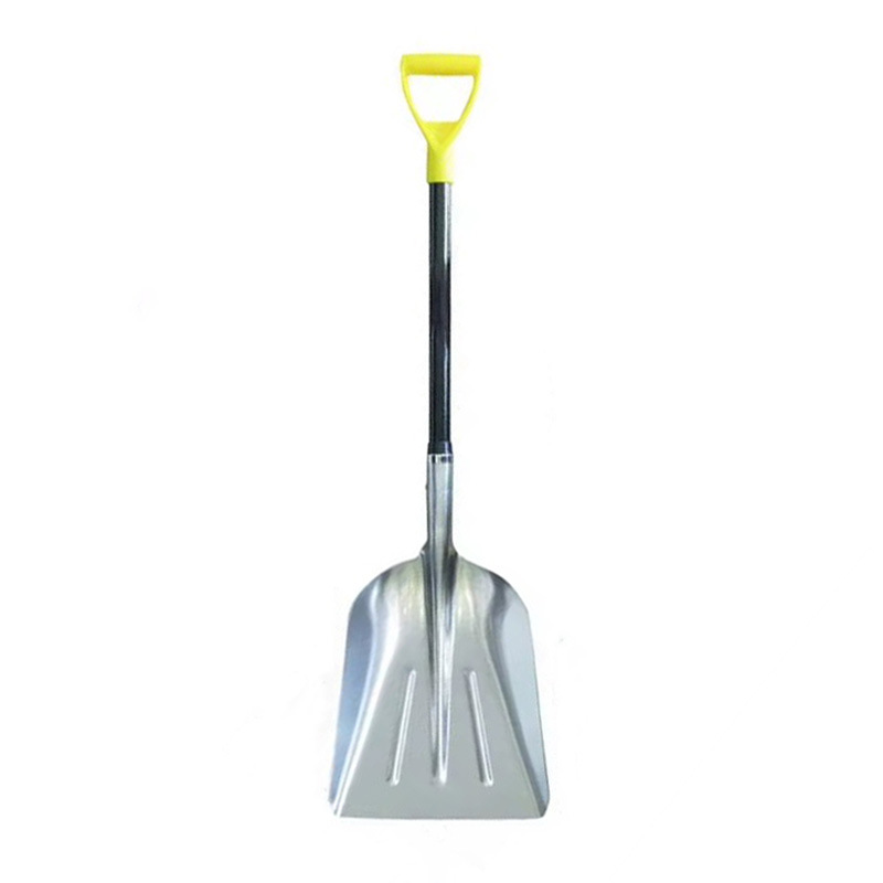 工厂批发农用工具大铝锹冬季户外铲雪工具纤维柄雪锹