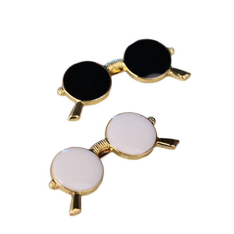Personalidad de estilo coreano 2018 todo fósforo pin Taobao Venta caliente traje de Hombre Accesorios esmalte aceite gafas tinta marco broche