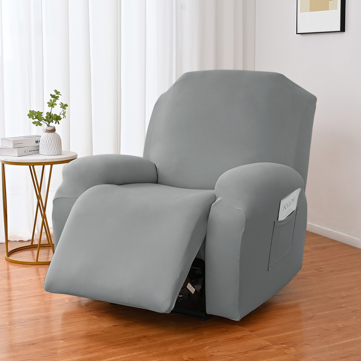 Funda de sofá Chivas de seda de leche elástica para Amazon y Ebay, tipo dividido, funda de sofá reclinable Chivas