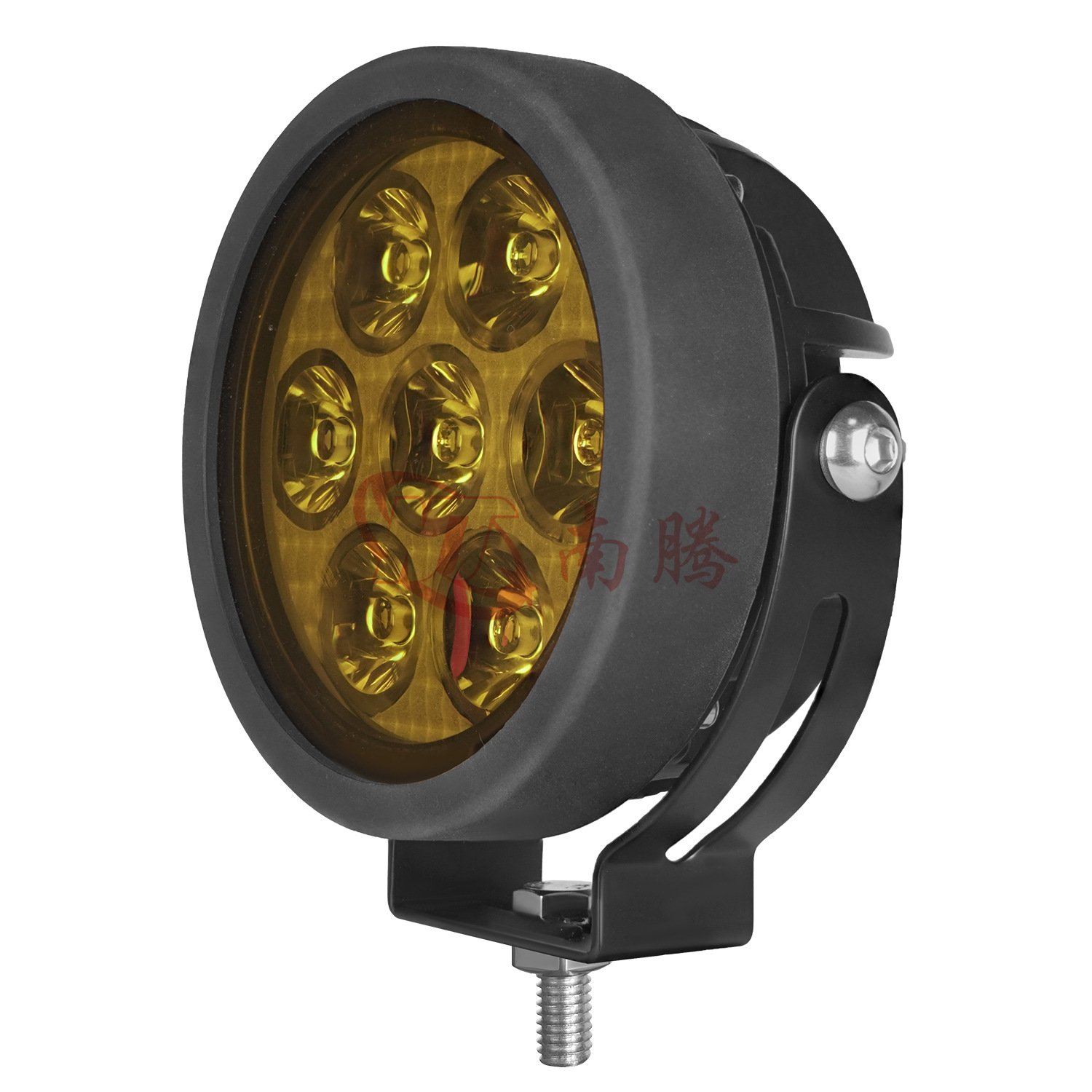 Nanteng foco LED para motocicleta de siete cuentas, bocina intermitente, luz antiniebla para motocicleta, luz auxiliar, luz fuerte, luz de pavimentación, superbrillante