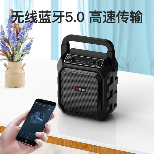 Portable Bluetooth Speaker with Subwoofer, High Power Home and Outdoor Use, User-friendly, Wholesale