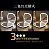 Handheld double-sided mirror with light for mother's day, 10 times increase, Birthday gift