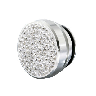 Cross-border car cigarette lighter cover metal diamond car cigarette lighter new car cigarette lighter plug dust cover female