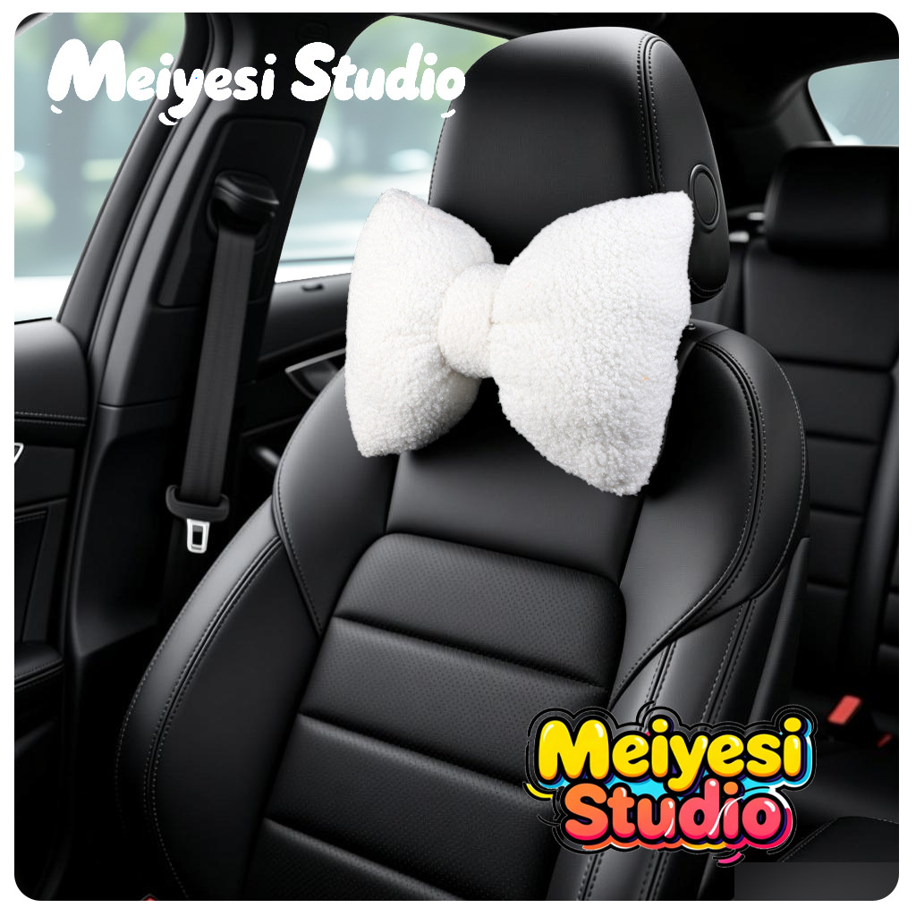 Cochecabezas de automóviles almohada de abrazamiento de cordero calentamiento de cochecabezas de automóviles de invierno protección de cuello accesorios interiores de automóviles simples
