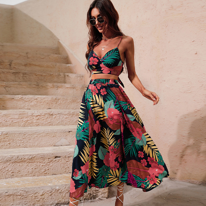 Floral Printed Beach Dress 4