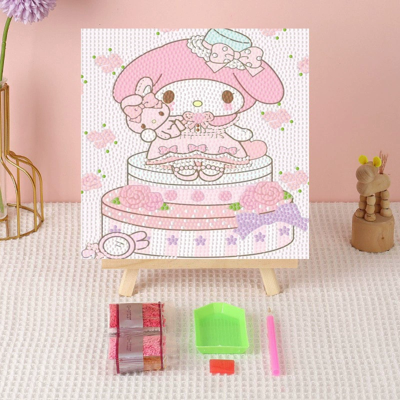 Алмазная вышивка (canvas) Genshin Impact DIY, 20×20 / 30×30, деревянная внутренняя рама и набор инструментов