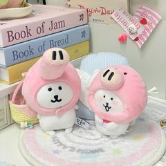 ベビー服 フード付き 豚鼻 13cm 自虐クマ 10cm コットンドール かわいい豚 日本人形 イン