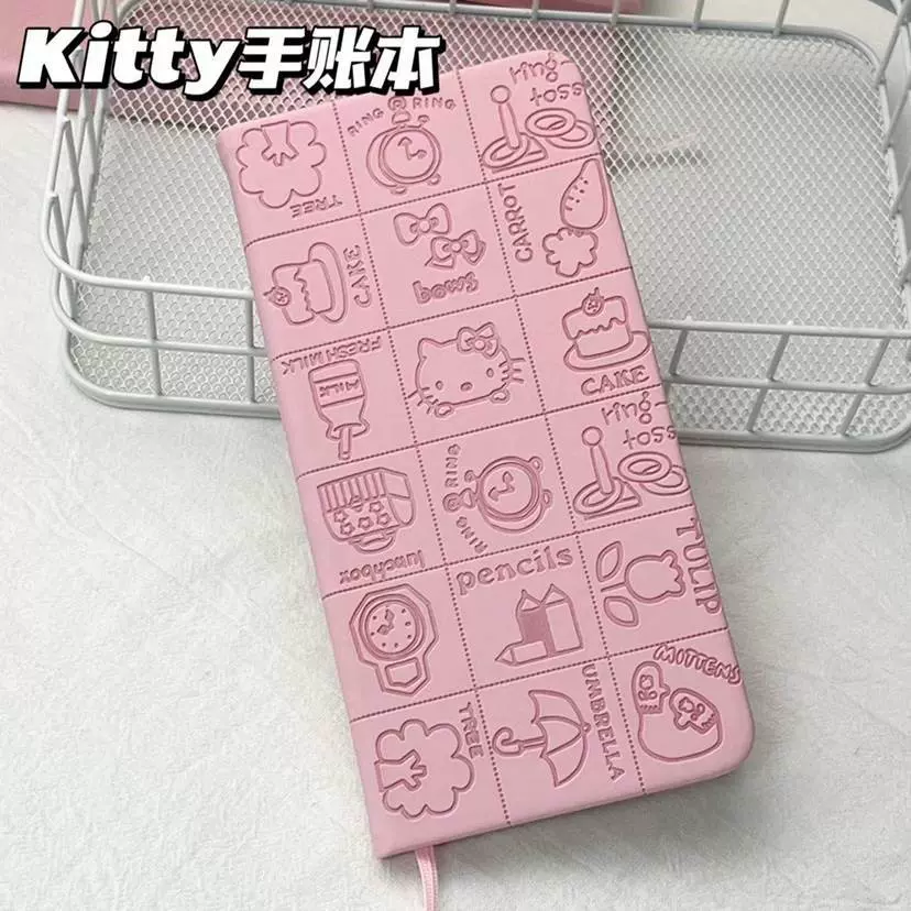 高颜值hellokitty凯蒂猫记事手账本可爱日记本日系简约新款学习本