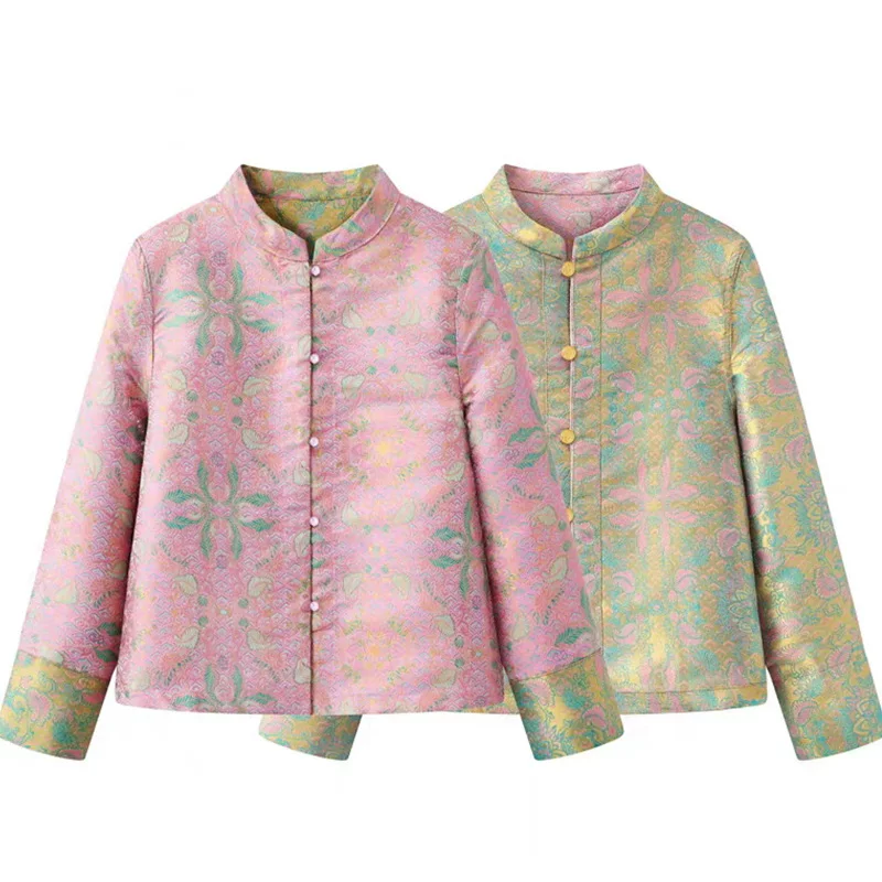 Autumn double-sided jacket, Chinese style