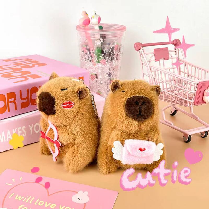 かわいい漫画カピバラシリーズぬいぐるみペンダントモルモット人形カピバラ子供のホリデーギフト卸売|undefined