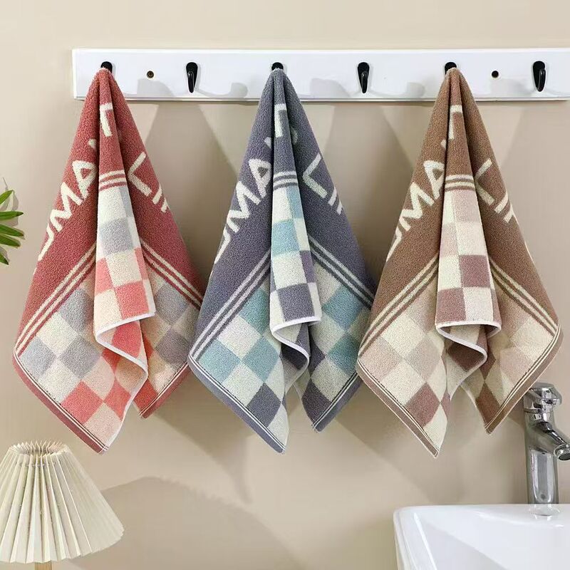 Pure cotton towels, household face towels, thick and soft, highly absorbent, suitable for adults and couples, hand towels, available for cross-border drop shipping and wholesale Pure cotton towels, household face towels, thick and soft, highly absorbent, suitable for adults and couples, hand towels, available for cross-border drop shipping and wholesale