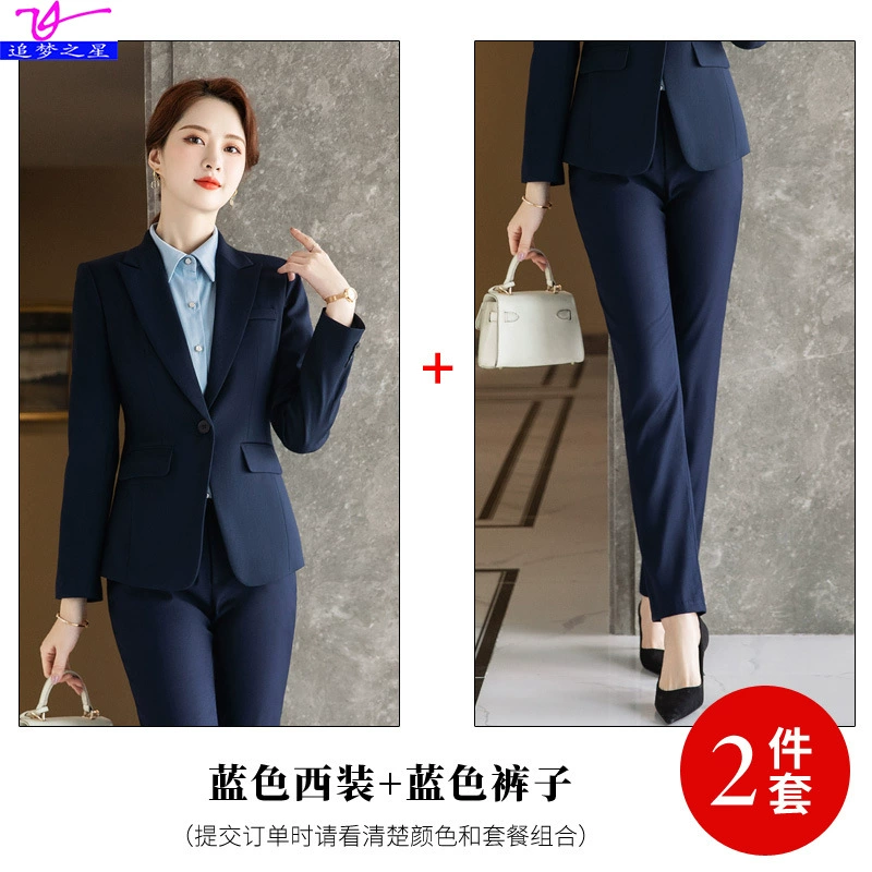 Комплект, модный классический пиджак-suit для офиса для работы, коллекция 2021 года, осень, корейский стиль