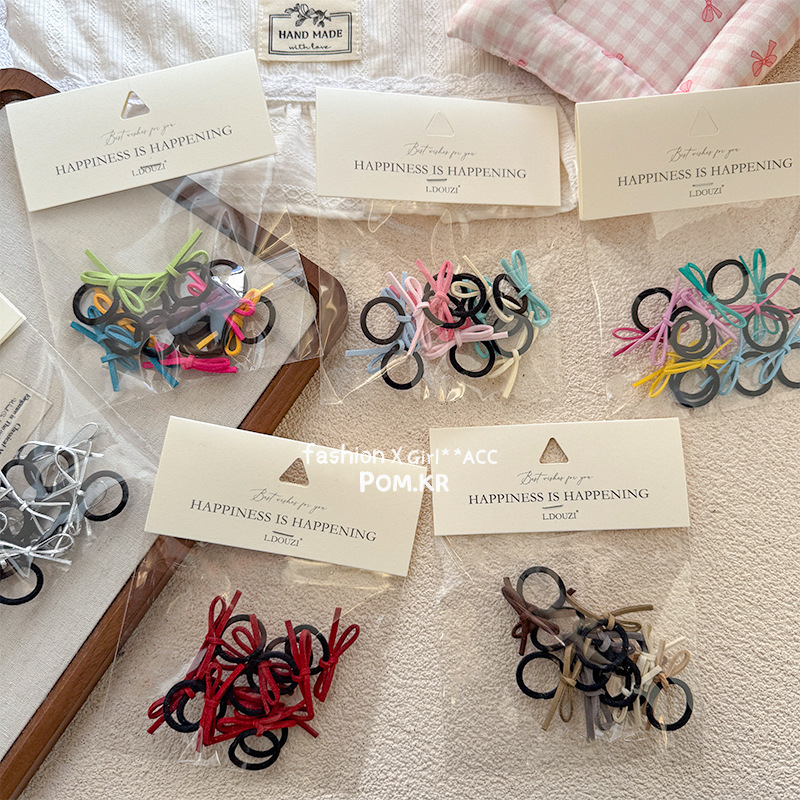 children‘s bow thumb hair band girl hair band headband baby hair rope little girl braid headdress