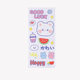 Cute stickers children's Korean-style cartoon ins stickers Journal stickers book sealing stickers goo card stickers