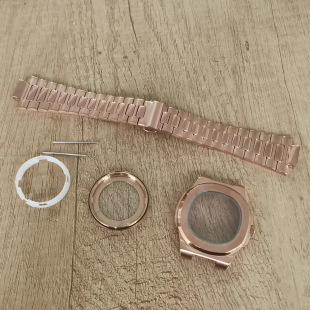 Spot watch accessories 41mm sapphire glass rose gold case with suitable Japanese NH35/364R movement