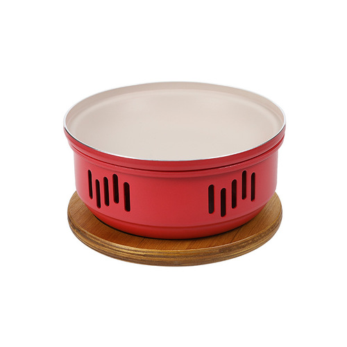 Aluminum alloy alcohol stove Chinese-style small hot pot household hard dry pot pot warm soup stove solid alcohol pot alcohol lamp
