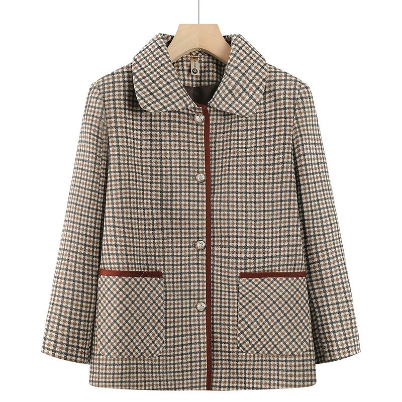 Бабушка весенняя и осенняя куртка средняя и пожилая женщина 50 лет пожилая мама 60 старуха весенняя одежда фабрики оптом