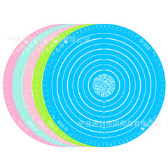 Baking tools 30cm 60cm 70cm round silicone kneading mat birthday cake mat turntable decorating turntable mat