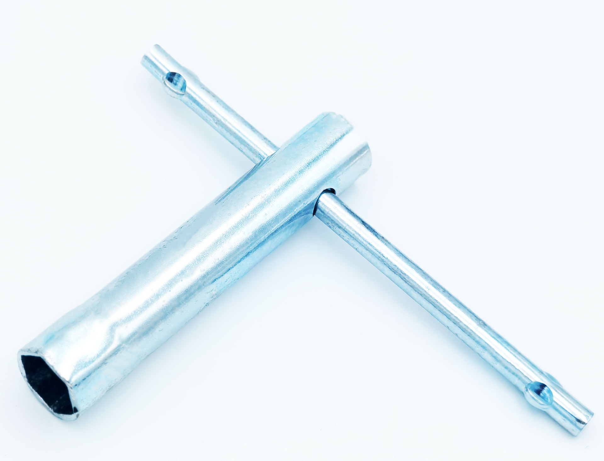 油锯配件公制14mm加厚高碳钢单头镀锌火花塞套筒扳手厂家直销促销