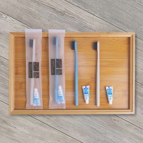 Hotel disposable toothbrush with toothpaste soft bristles hotel B&B toiletries tooth set set for home hospitality