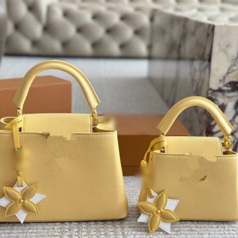 2025 New Fashion Capucines Handbag Lady Shoulder Handheld Tote Bag Fashionable and Versatile