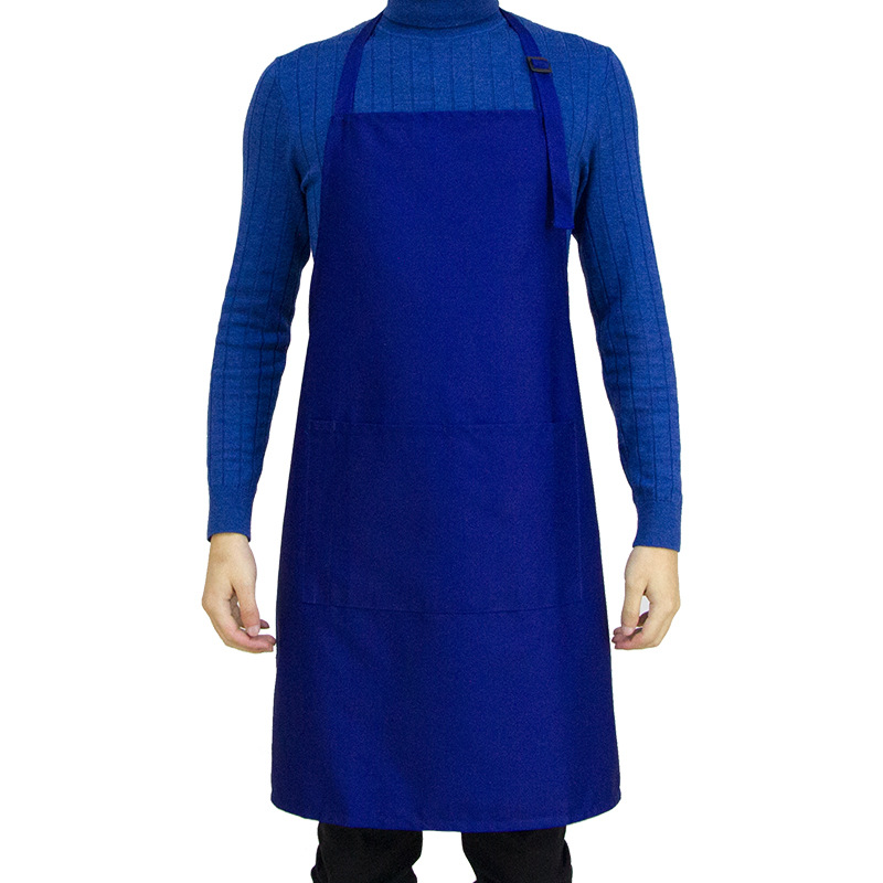 ポリエステル綿230 g重さ80/20エプロンネイビー