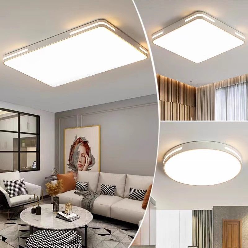 Grid Lamp Castle 新しいシンプルでモダンな LED シーリングランプ寝室ランプリビングルームランプメインライト超薄型レストランバルコニーシンプル|undefined