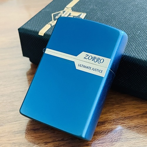 ZORRO Zorro Retro Windproof Kerosene Lighter Men's Gift Creative Zorro Label Brushed Bronze Gift